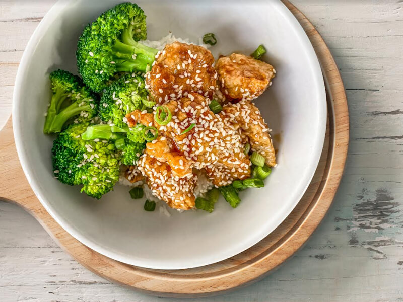 Air Fryer Orange Chicken